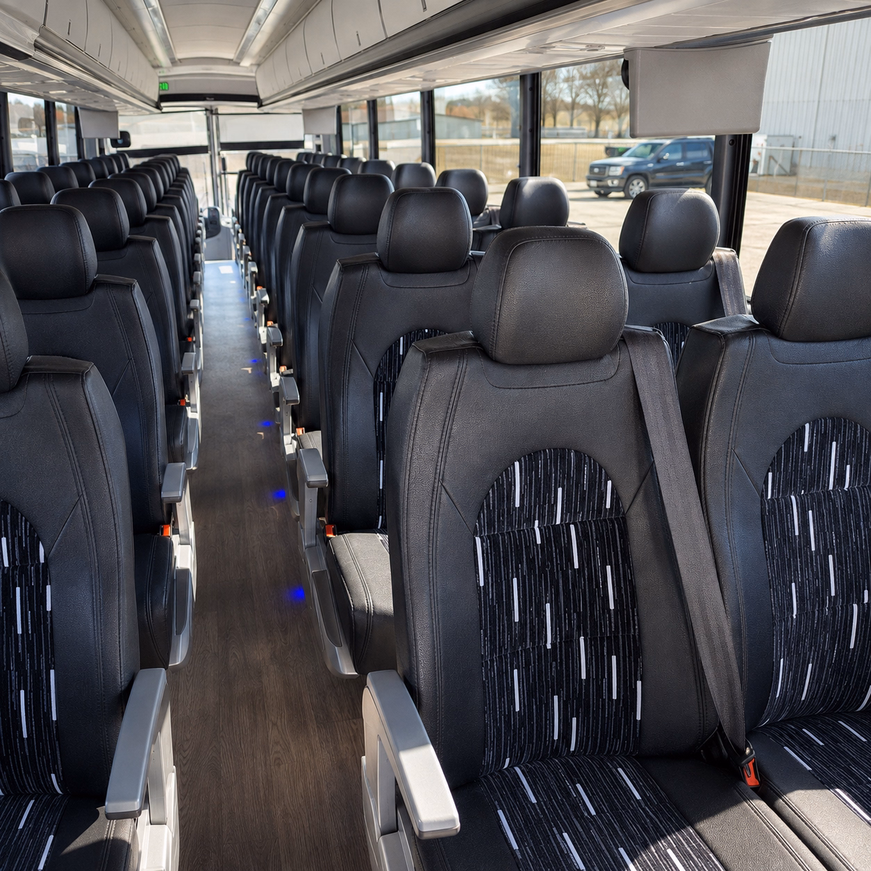 new orleans charter bus services interior