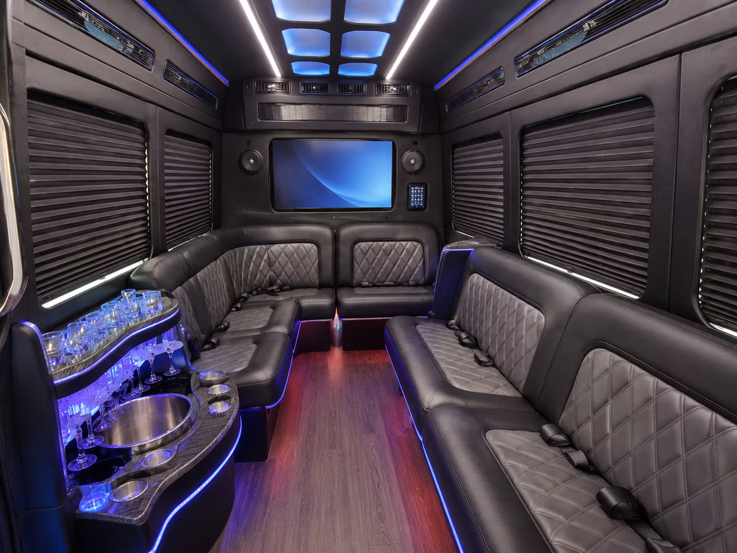 new orleans party bus interior